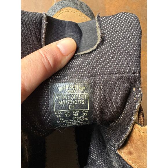 Red Wing Irish Setter Waterproof Lace Up Kasota Safety Toe Boot 83636- 14 - Picture 11 of 11